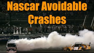 Nascar Avoidable Crashes [upl. by Hesther]