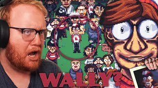 THIS NEW WHERES WALDO INSPIRED HORROR GAME IS HIDING HORRIFYING SECRETS  Wally FULL GAME [upl. by Eico]