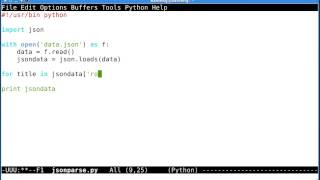 Python JSON Example [upl. by Ivonne]