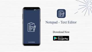 Notepad  Text Editor  Android App on Google Play [upl. by Apicella]