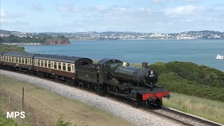 7827 quotLydham Manorquot amp 5239 quotGoliathquot on the English Riviera  Dartmouth Steam Railway  July 2024 [upl. by Drusilla]