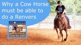 Cow horses must do this 3rd level dressage maneuver [upl. by Ahsiatal]