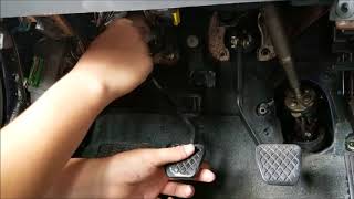 clutch pedal adjustment [upl. by Annoed]