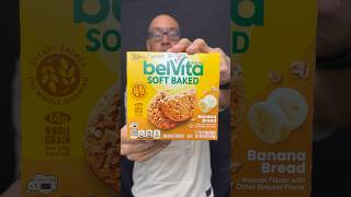 🍌 Belvita Soft Baked Banana Bread 🌅 breakfast USA eating foodies foodblogger Belvita shorts [upl. by Kresic]