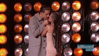 GEazy amp Halsey Get Sensual With Him amp I Performance on Jimmy Kimmel Live  Billboard News [upl. by Stover382]