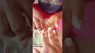 My Nails Vlog nails braidstyles hairstyles vlogs [upl. by Dnama]