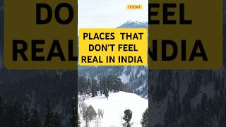 Places that dont feel real in India nature travel adventure beautifulplace india gulmarg [upl. by Nautna]