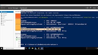 How To Get a List of Computer IP Address and Names from Active Directory Via PowerShell Server 2022 [upl. by Rubel]