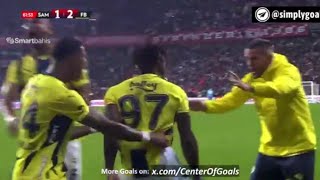 Allan SaintMaximin Goal Samsunspor Vs Fenerbahçe 12 All Goals Analysis amp Extended Highlights [upl. by Yedorb]