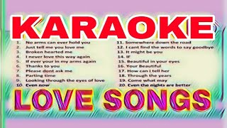 Karaoke Love Songs English Version [upl. by Vary]