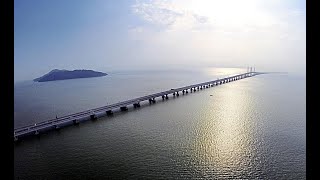 The longest bridge of Penang Island Malaysia [upl. by Suirradal53]