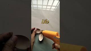 Diya holder making at home  diwali decoration ideas shorts diwali diy shortsfeed spoon [upl. by Sewole]