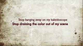 Blink182  Kaleidoscope lyrics on screen [upl. by Jezabelle961]