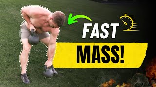 INTENSE Kettlebell Workout For Chest amp Back Gains  Coach MANdler [upl. by Nemad]