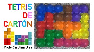 Tetris de cartón reciclado y breve historia sobre Tetris [upl. by Nolham580]