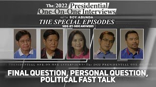 The 2022 Presidential Interviews SideBySide Final Question Personal Question Political FastTalk [upl. by Duomham286]