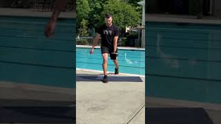 Freestyle Kick Exercise  Split Squat [upl. by Akirdnuhs]