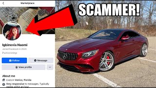 Scammer Tries To Sell My Mercedes On Facebook Marketplace [upl. by Nerraj]