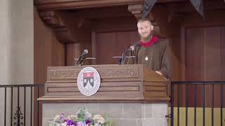 2024 Commencement Student Speech  Br Nikolas Barth OFM Cap [upl. by Alicec]