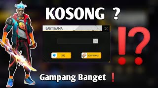 Cara Membuat Nama FF Spasi Kosong Gampang [upl. by Vigor247]