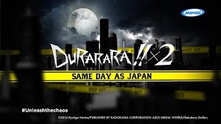 ANIMAX Asia DURARARA x2 3rd Arc Promo 1A [upl. by Jat57]