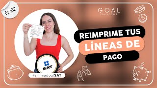 ¿Cómo reimprimir tu línea de pago y generar una nueva TUTORIAL 2024 [upl. by Dorette]