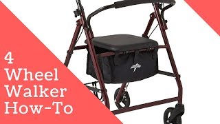 How To Operate Your 4Wheel Walker [upl. by Nylevol]