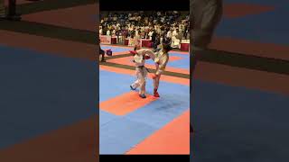 This girl fire 🔥 ippon 😍😍 worldkarate [upl. by Seale]