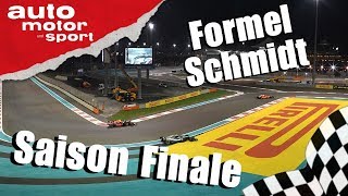 Saisonfinale  Formel Schmidt zum GP Abu Dhabi  auto motor amp sport [upl. by Yevrah]