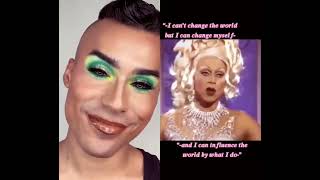 such an amazing message 🥰❤️ makeup drag rupaul [upl. by Engis]