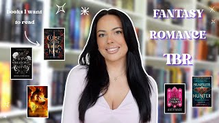 fantasy romance TBR 📖🏹 fantasy romance books I want to read [upl. by Oidualc]