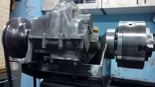 Tokarka samoróbka cz 4 Homemade metal lathe  Самодельный токарный станокTorno caseiro [upl. by Ahsieka]