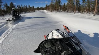 skoter körning i särkimukka [upl. by Dhaf]