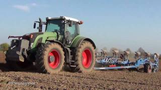 Fendt 930 Vario  Lemken Tansanit 8 7Schar [upl. by Attesoj]