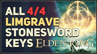 All 4 Limgrave Stonesword Key Locations Elden Ring [upl. by Lekkim]