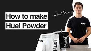 How to make Huel v30 Powder or Black Edition  New Shaker [upl. by Natala]