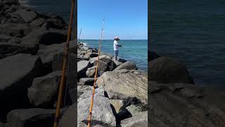 Fishing redondo beach jetty [upl. by Ycnaffit]