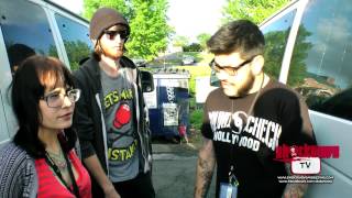 Iwrestledabearonce  Road to Metal Fest Interview 042012  wwwshockwavemagazinecom [upl. by Aihsal]