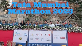 Tata Mumbai Marathon  Biggest Marathon of India  HarDilMumbai HarDilTMM TMM2023 dreamrun [upl. by Hanni]