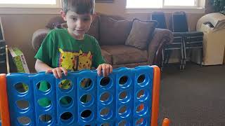 SUPER BIG CONNECT FOUR GAME REVIEW ITS HUGE AYEBOOVI [upl. by Dannel]