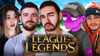 YOUTUBERI PE LEAGUE OF LEGENDS  rovision adriivonb bobospider kiwileleb  130 [upl. by Lashond299]