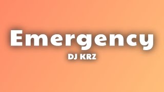 DJ KRZ  Emergency Lyrics [upl. by Ellevel]