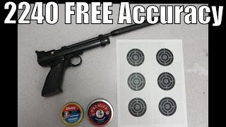 Crosman 2240 FREE Accurizing Mods  How to Improve your accuracy for nothing [upl. by Cis796]