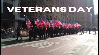 Veterans Day Parade NYC 2024 [upl. by Greenland]