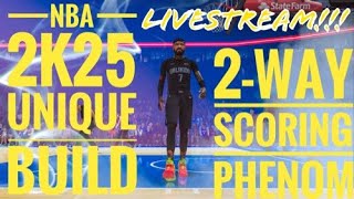 NBA 2K25 Livestream Squad Runs in the Rec with my 2Way scoring Phenom [upl. by Ranitta550]