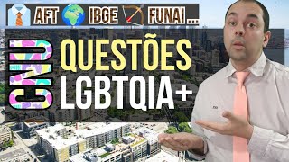 Questões 🌈 LGBTQIA para o concurso CNU 📚✨ [upl. by Ibbison]