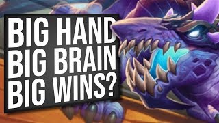 BIG Handlock Many Cards  Many Wins  Standard  Hearthstone [upl. by Akemehc]