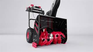 PowerSmart 80V 24 Two Stage Selfpropelled Cordless Snow Blower HB2805A [upl. by Max]