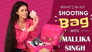 What’s In My Shooting Bag With Mallika Singh Aka Radha  Bag Secrets Revealed  India Forums [upl. by Nomra763]