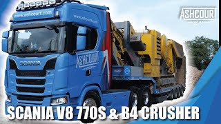 Scania 770s V8 First BIG move [upl. by Brion]